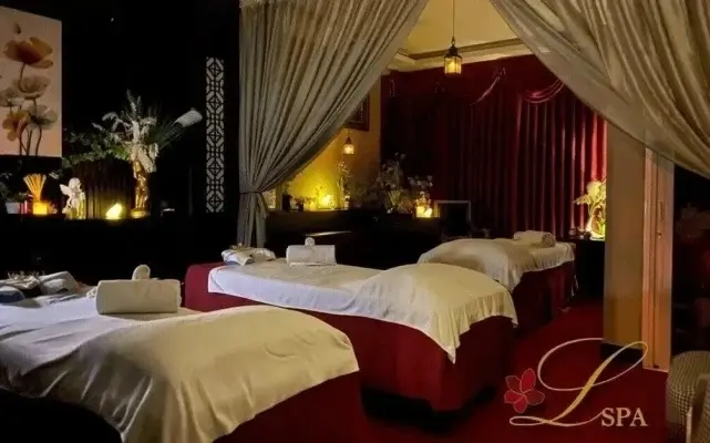 The calming ambience of L Spa